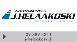 Nostopalvelu J. Helaakoski Oy logo